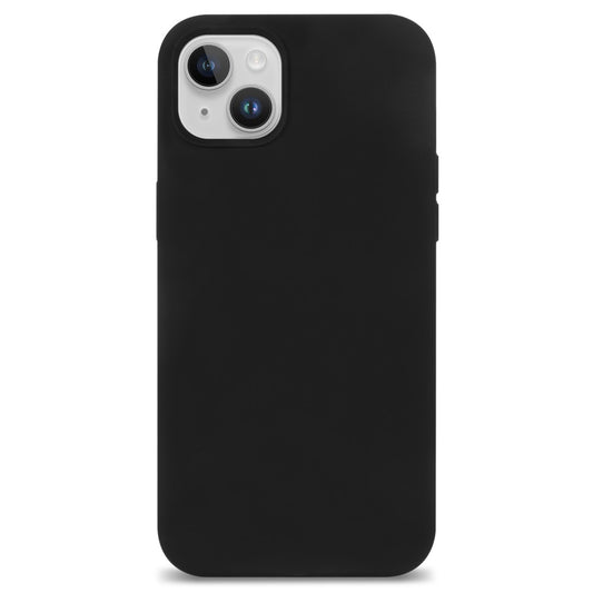 iPhone 14 Plus MagSafe Silicone Cover Shock Magnetic Solid Fiber Lining Resistant – Sort - produktbillede 1