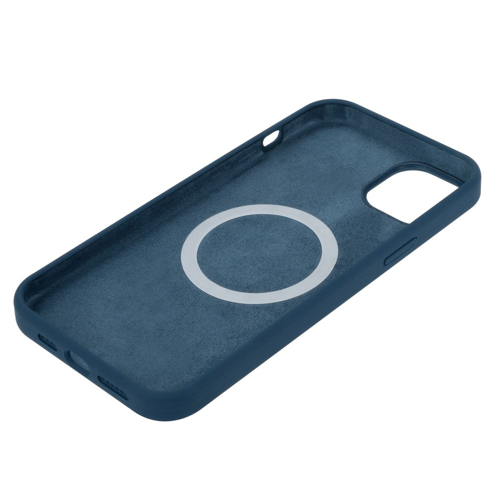 iPhone 14 Plus MagSafe Cover ensfarvet – Blå - produktbillede 6