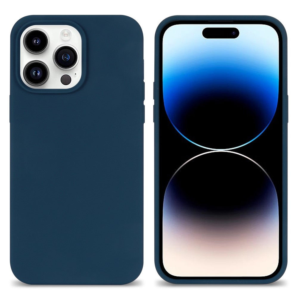 iPhone 14 Pro Max MagSafe Cover ensfarvet – Blå - produktbillede 2