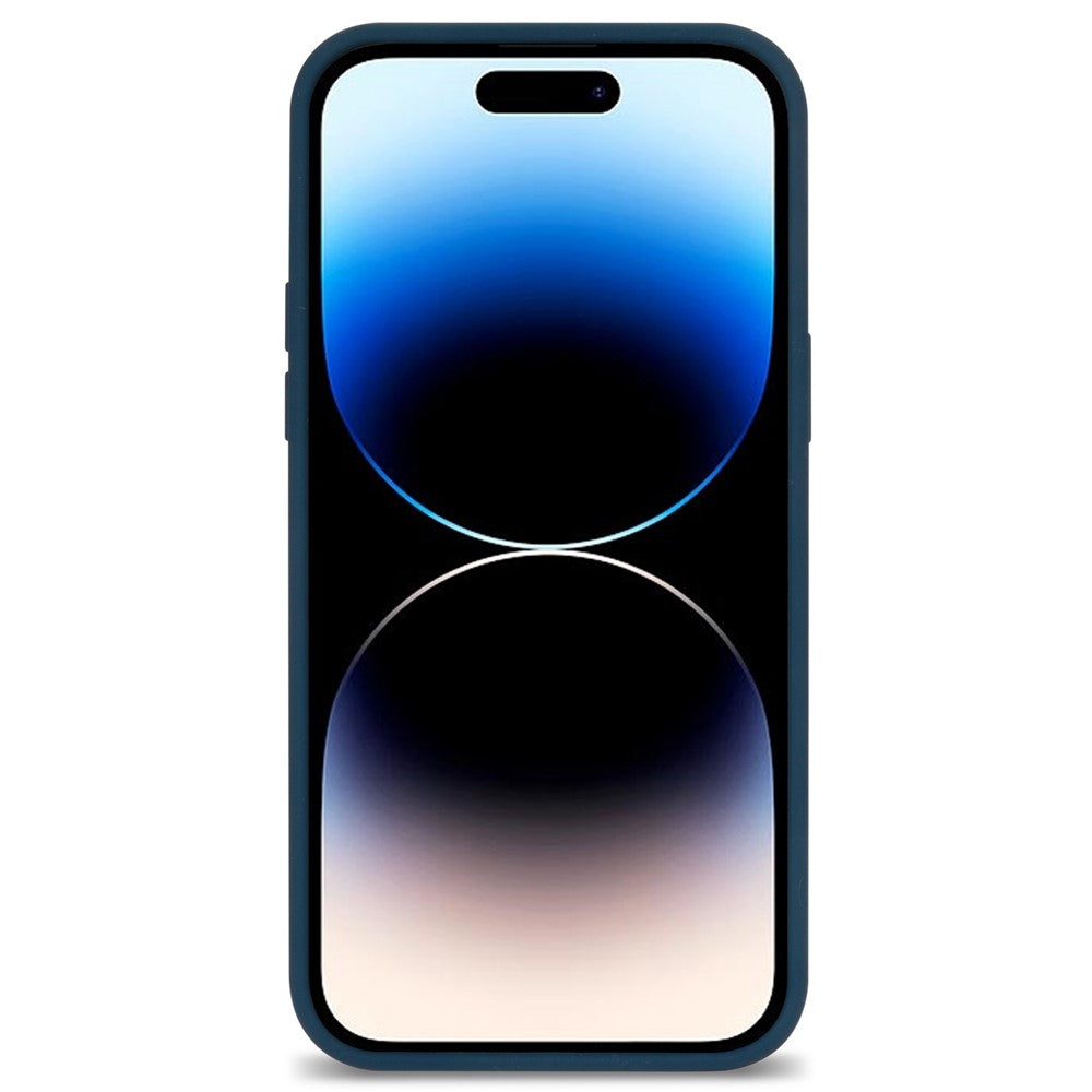iPhone 14 Pro Max MagSafe Cover ensfarvet – Blå - produktbillede 4