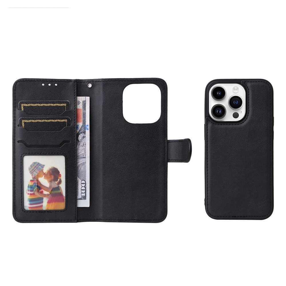 iPhone 14 Pro TPU Cover Detachable 2 in 1 Design – Sort - produktbillede 7