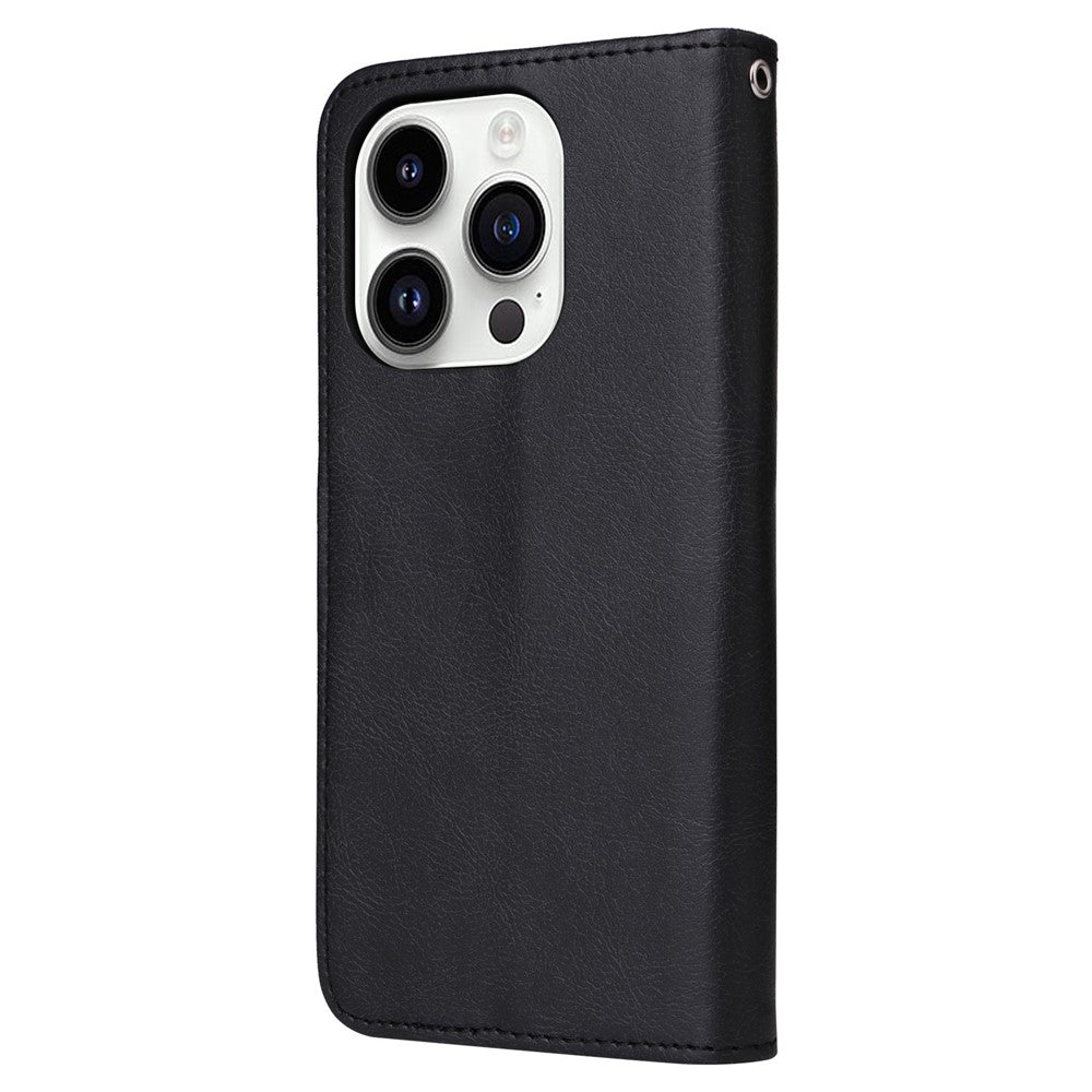 iPhone 14 Pro TPU Cover Detachable 2 in 1 Design – Sort - produktbillede 9
