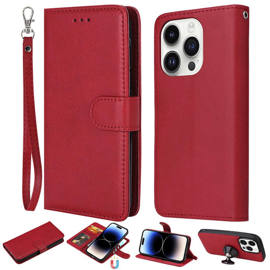 iPhone 14 Pro Wallet Flip Cover – Rød - produktbillede 1