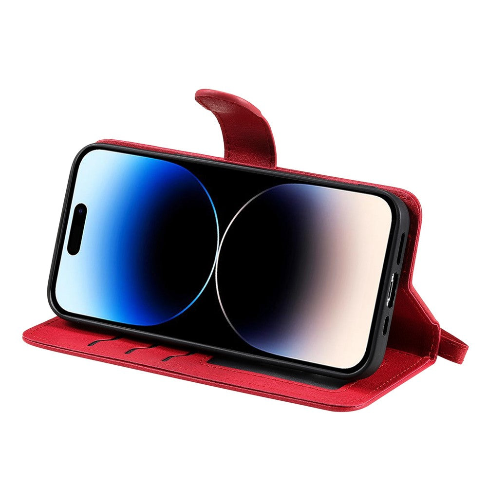 iPhone 14 Pro Wallet Flip Cover – Rød - produktbillede 2