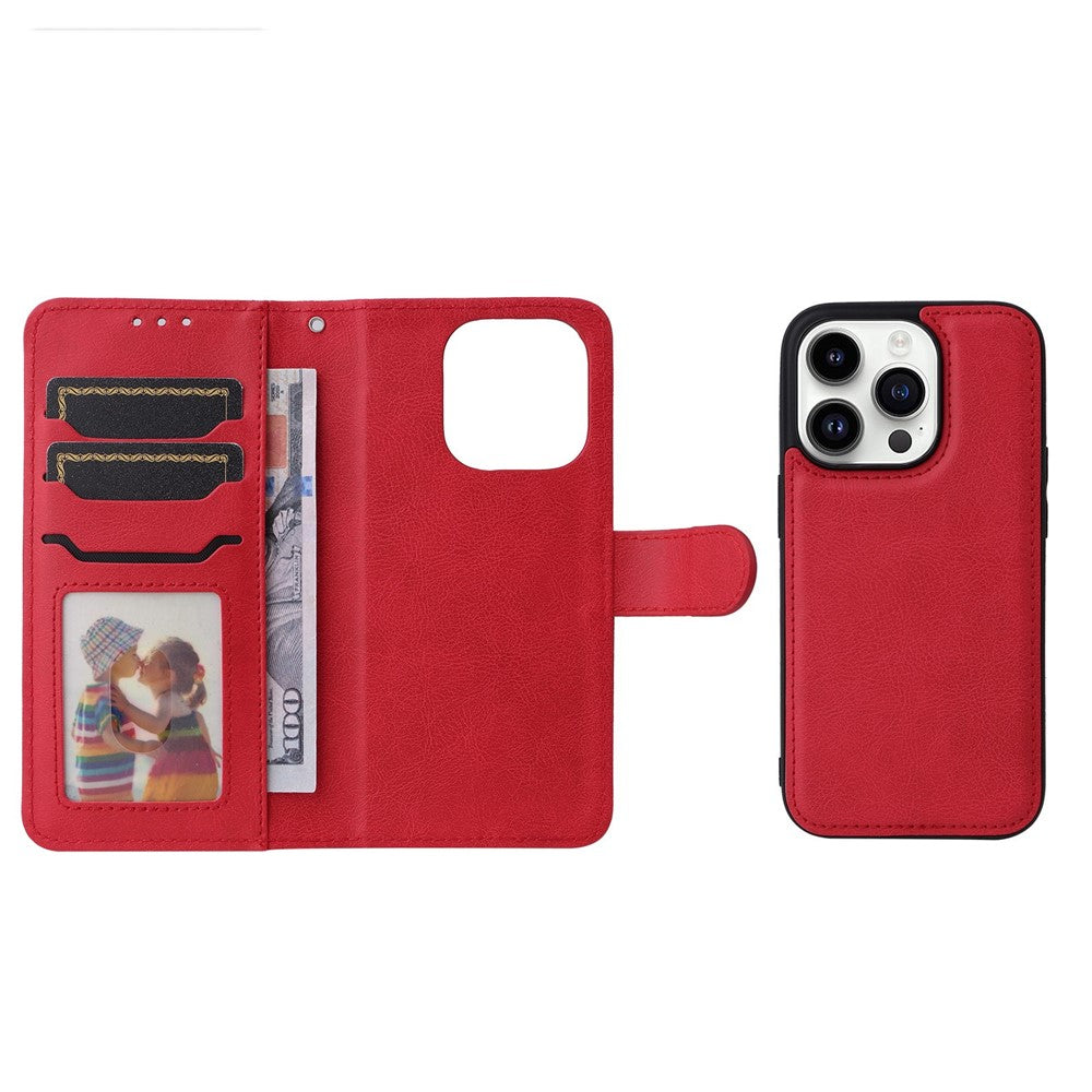 iPhone 14 Pro Wallet Flip Cover – Rød - produktbillede 7