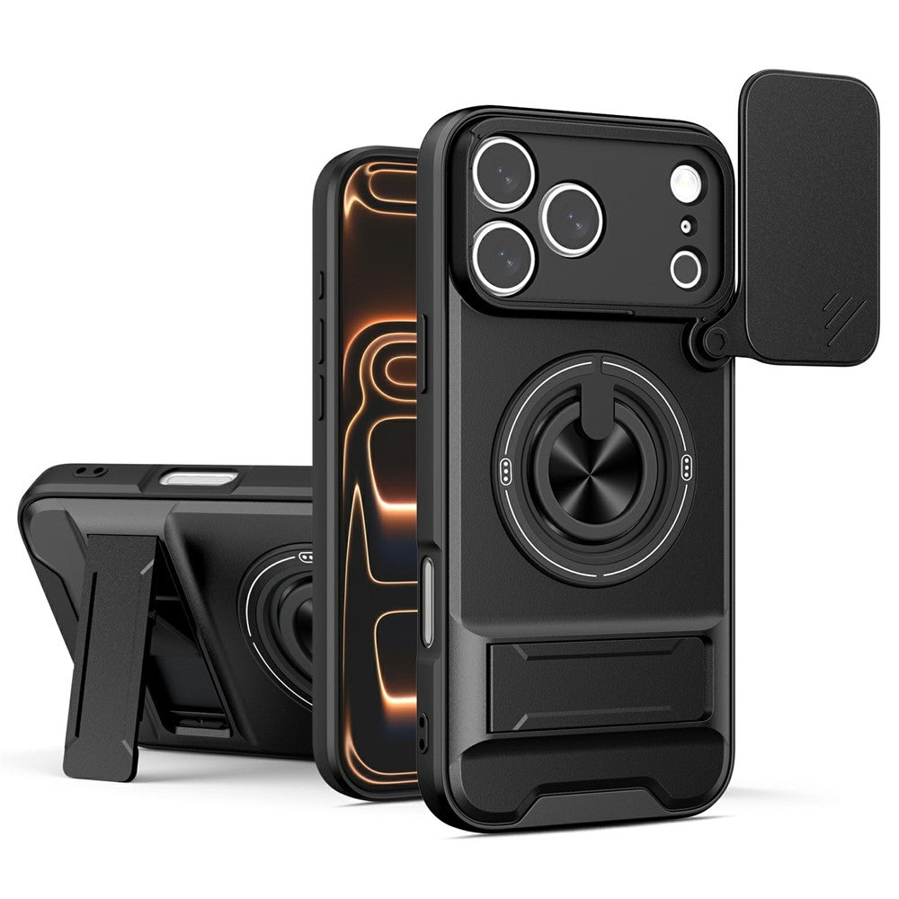 iPh17Pro Mag Kamera Klap Sort
