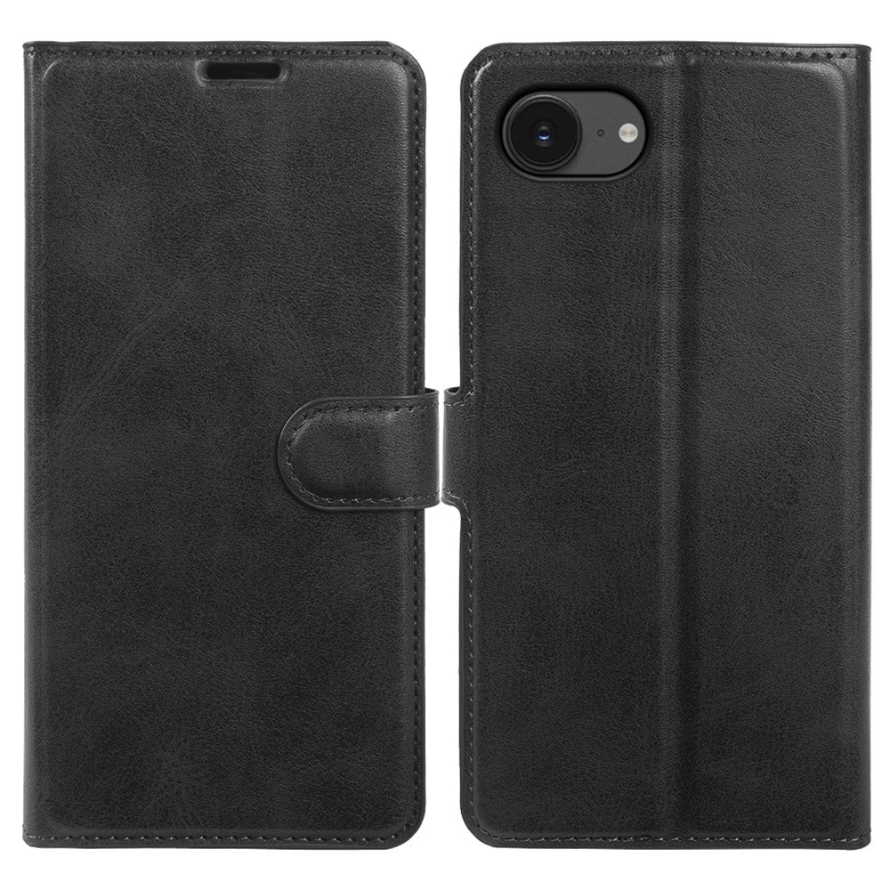 iPhone 16e / 17e Wallet Flip Cover Calf – Sort