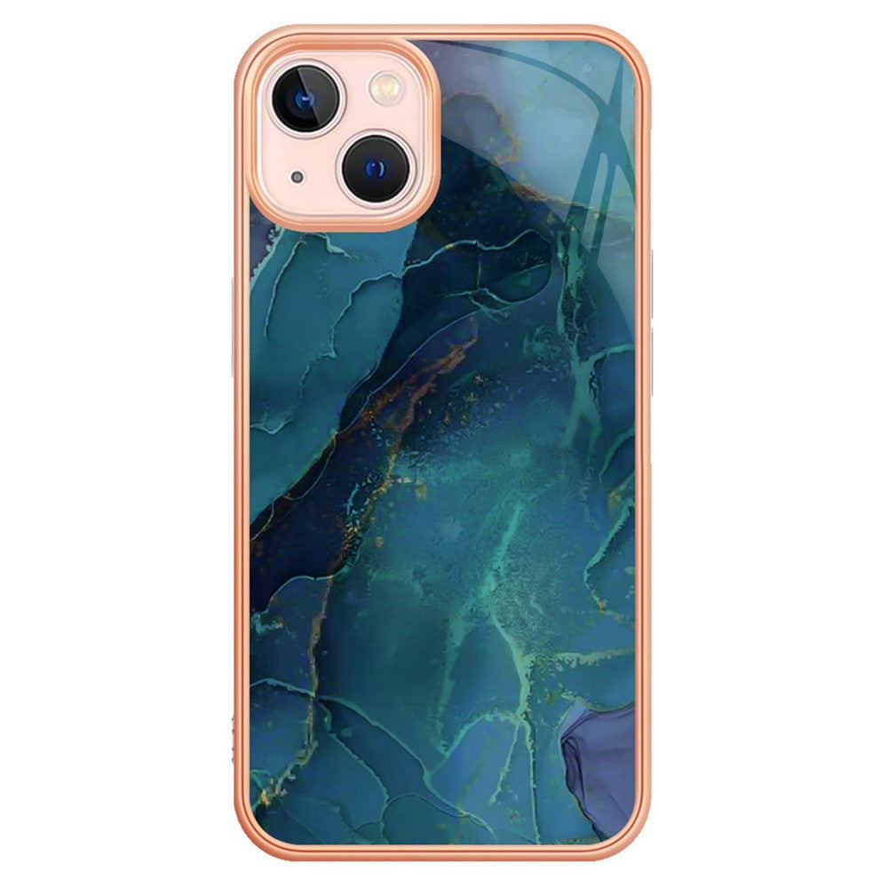 iPhone 13 Marmor – Grøn/Blå - produktbillede 1