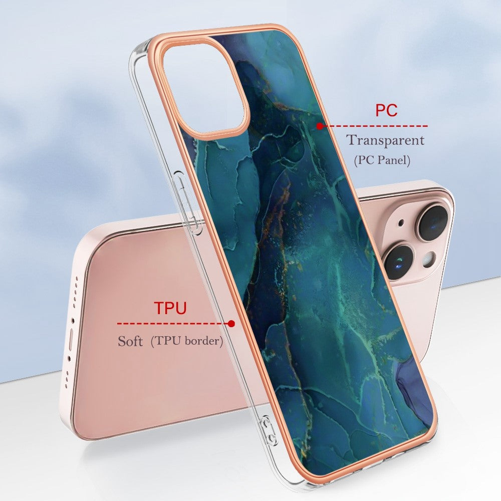 iPhone 13 Marmor – Grøn/Blå - produktbillede 3