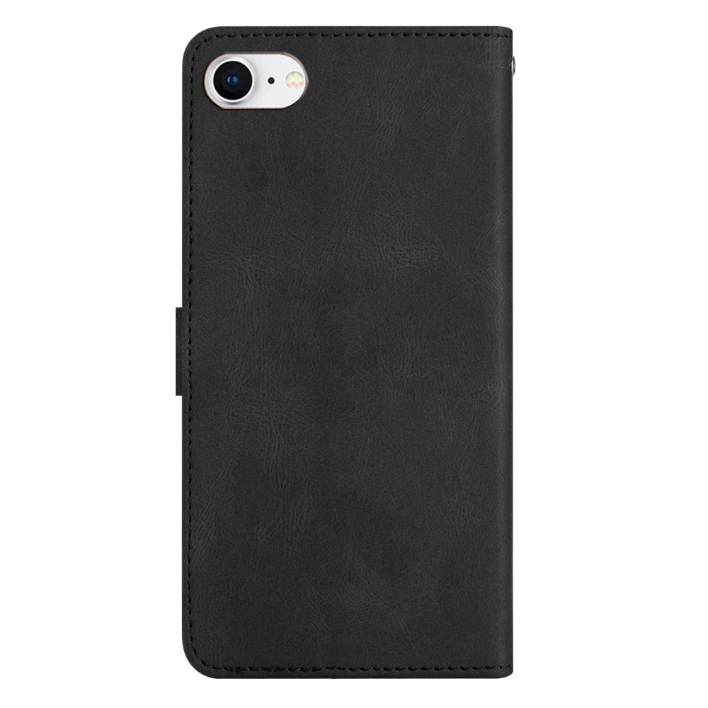 iPhone 7/8/SE Wallet Flip Cover Lines – Sort - produktbillede 9