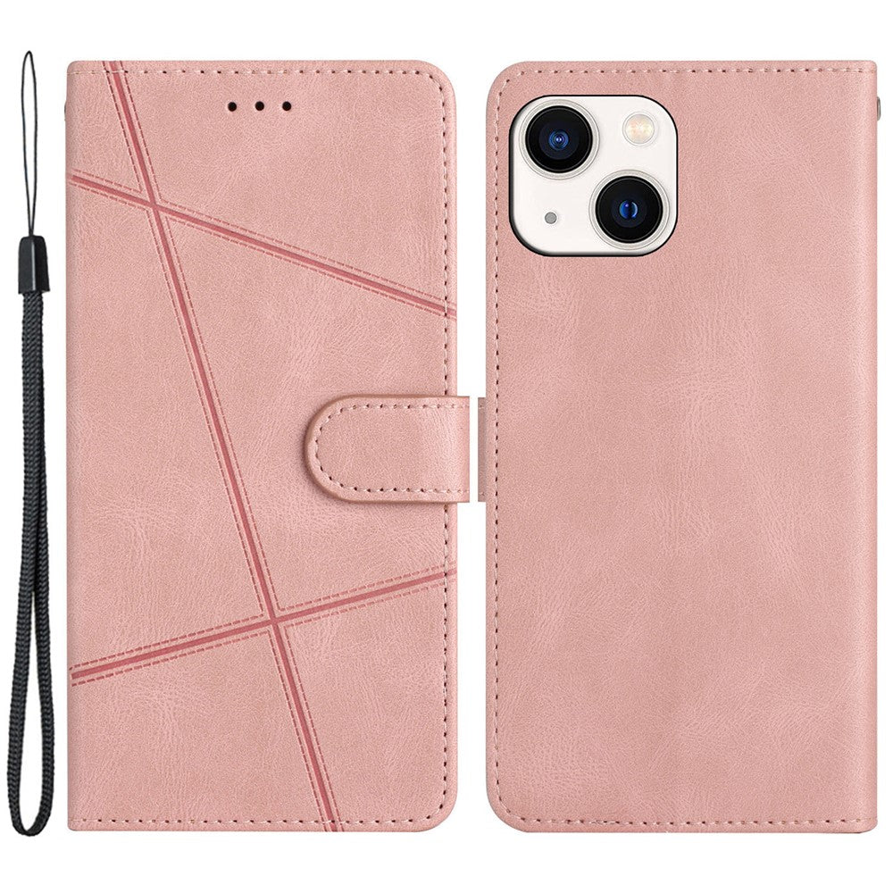 iPhone 13 Wallet Line Decor RoseGd