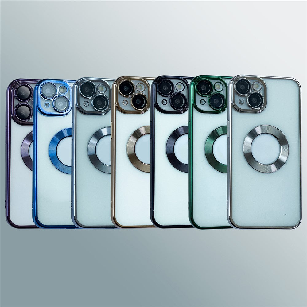 iPhone 14 Plus MagSafe Cover electroplate – Sølv - produktbillede 2