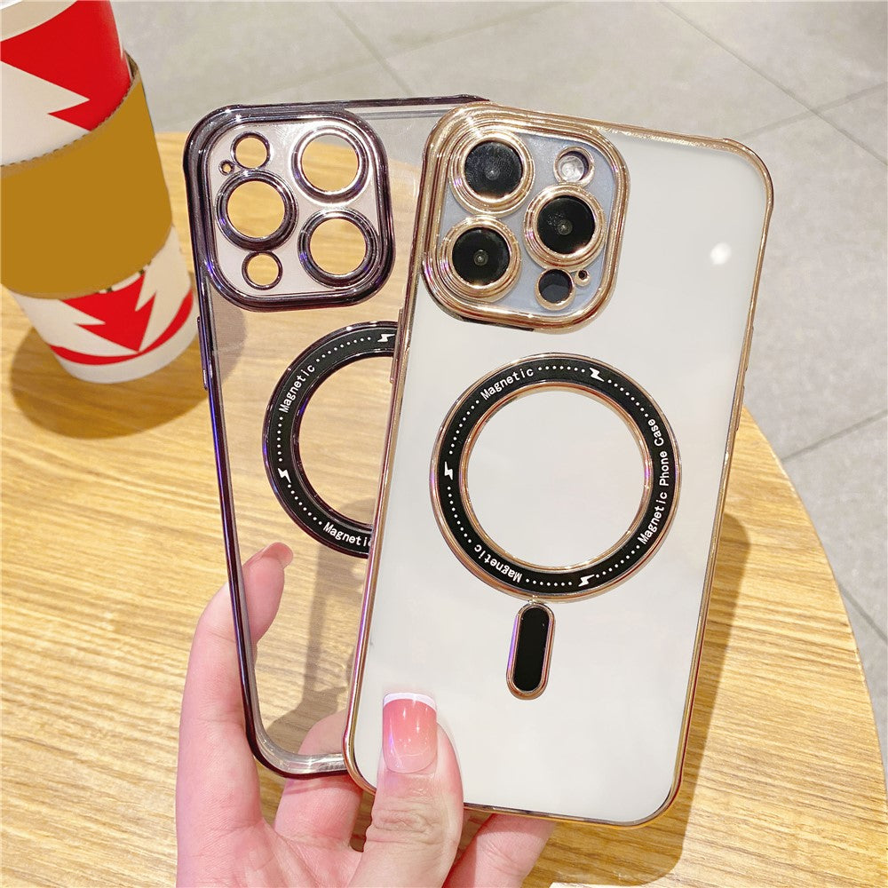 iPhone 14 Pro MagSafe Cover electroplate – Guld - produktbillede 9