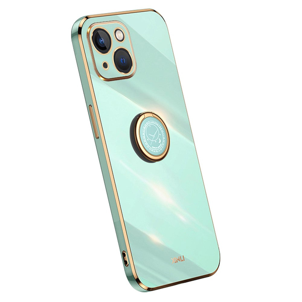 iPhone 13 Electroplate Kickstand – Cyan - produktbillede 1