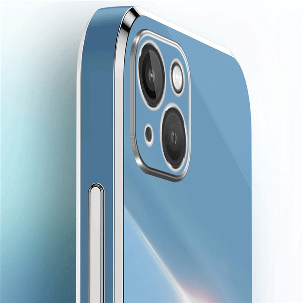 iPhone 13 Electroplate Kickstand – Cyan - produktbillede 6
