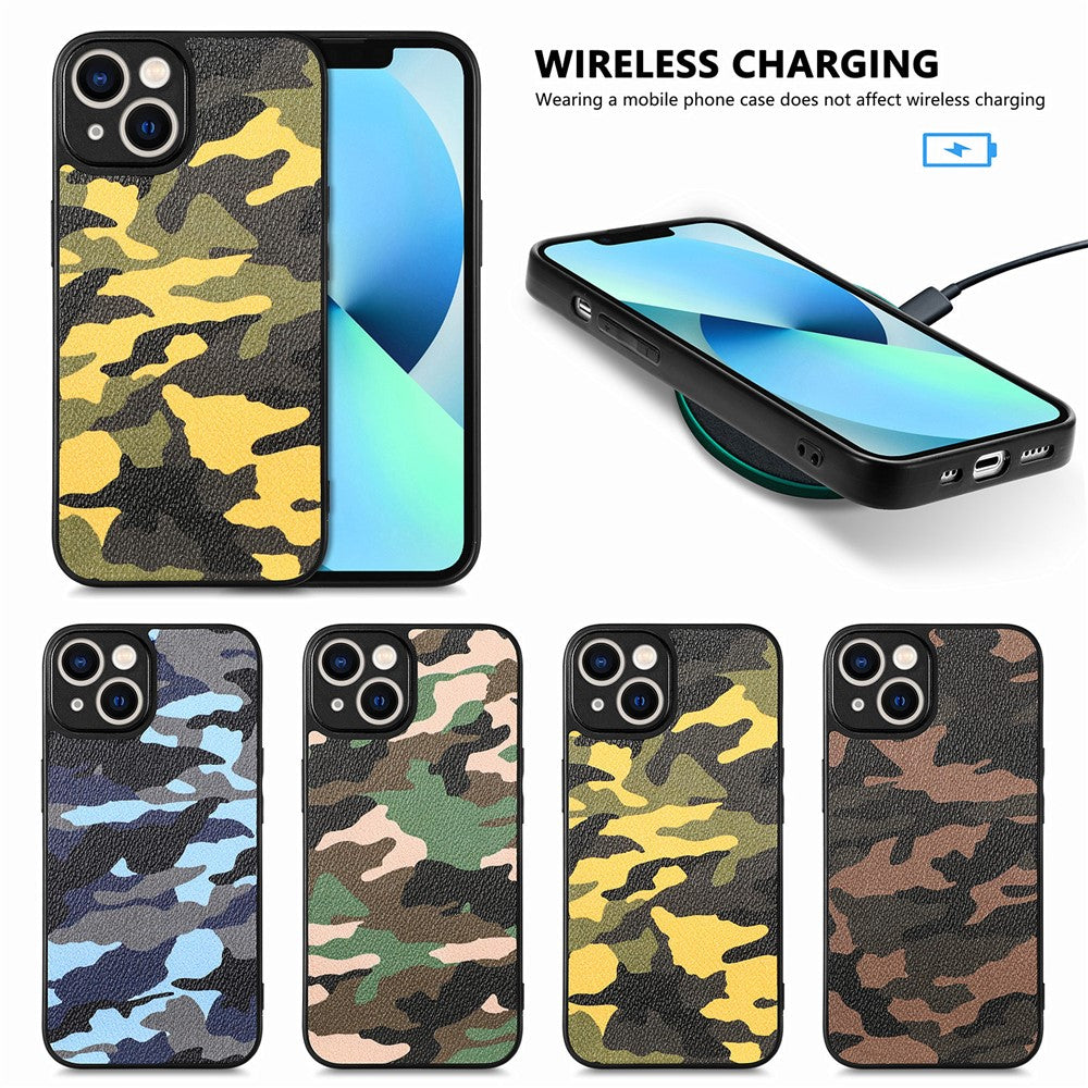 iPhone 13 mini Cover Camoflage – Grøn - produktbillede 9