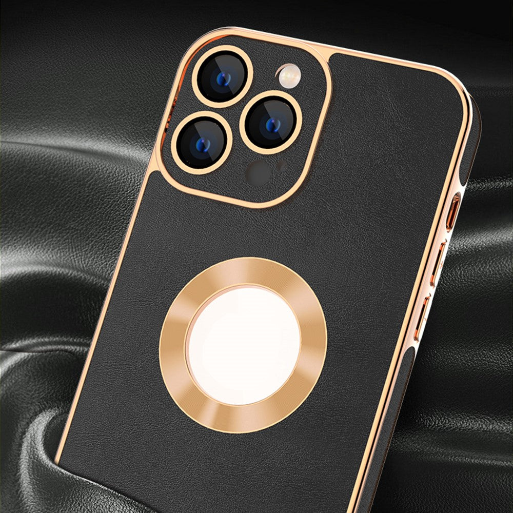 iPhone 14 Pro Cover Coated Electroplating Cell – Sort - produktbillede 2