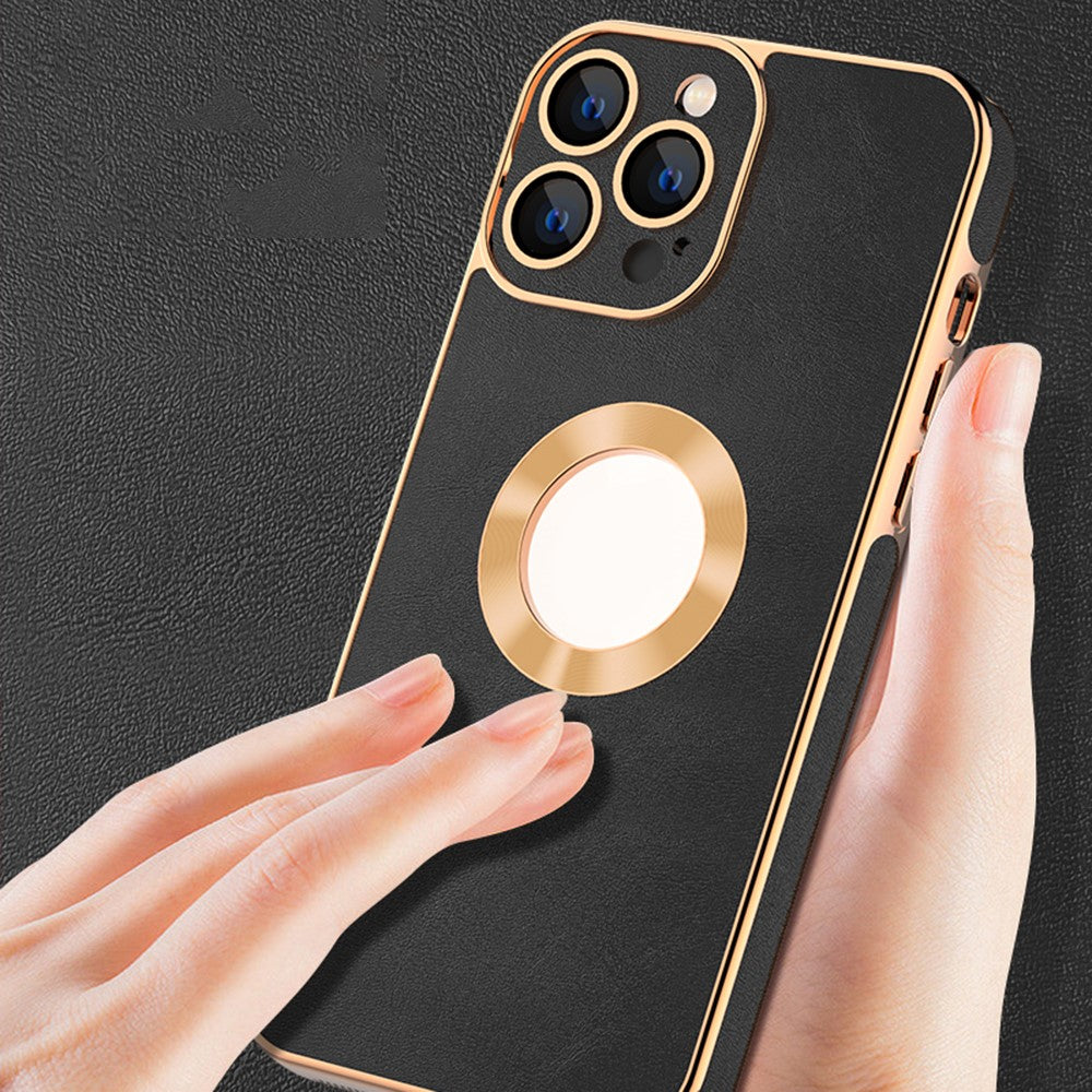 iPhone 14 Pro Cover Coated Electroplating Cell – Sort - produktbillede 3
