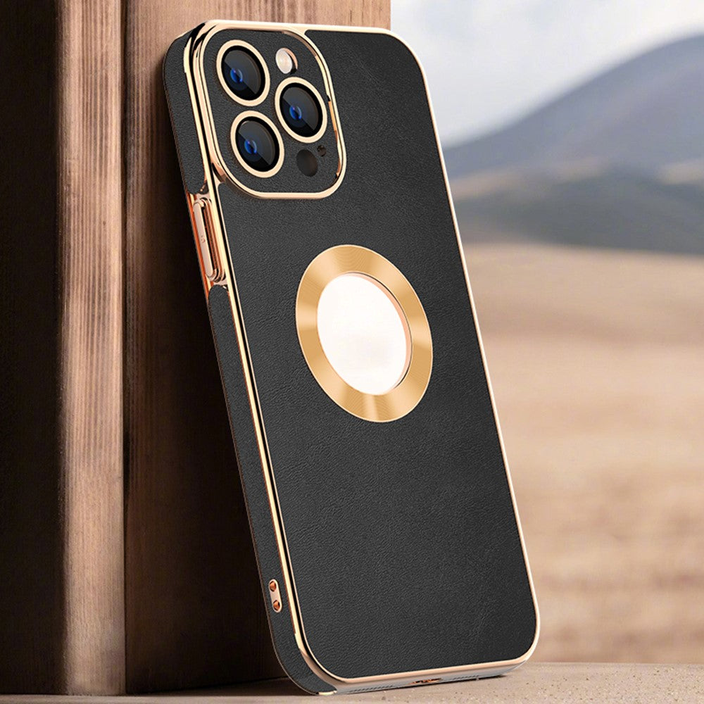 iPhone 14 Pro Cover Coated Electroplating Cell – Sort - produktbillede 4