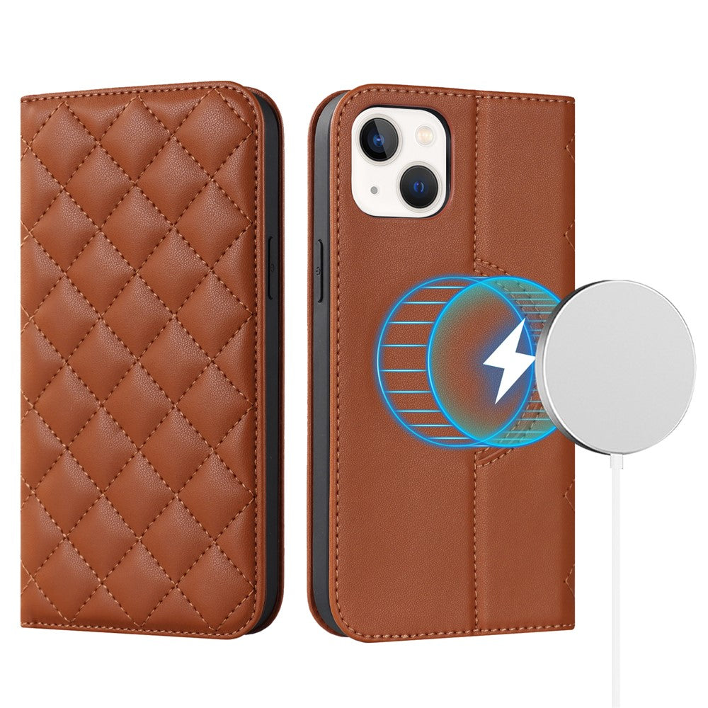 iPhone 13/14 MagSafe Cover Rfid – Brun - produktbillede 1