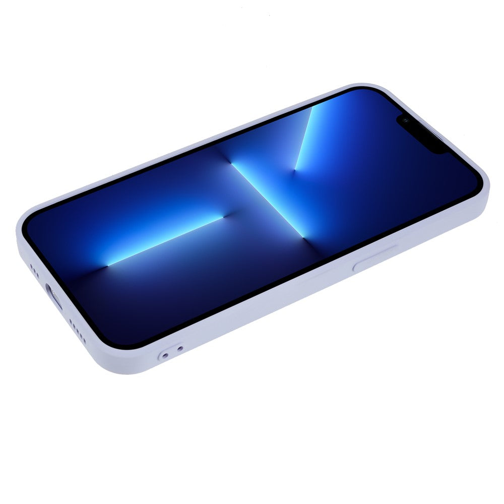 iPhone 13 Pro TPU Cover Soft Fiber Light – Lilla - produktbillede 6