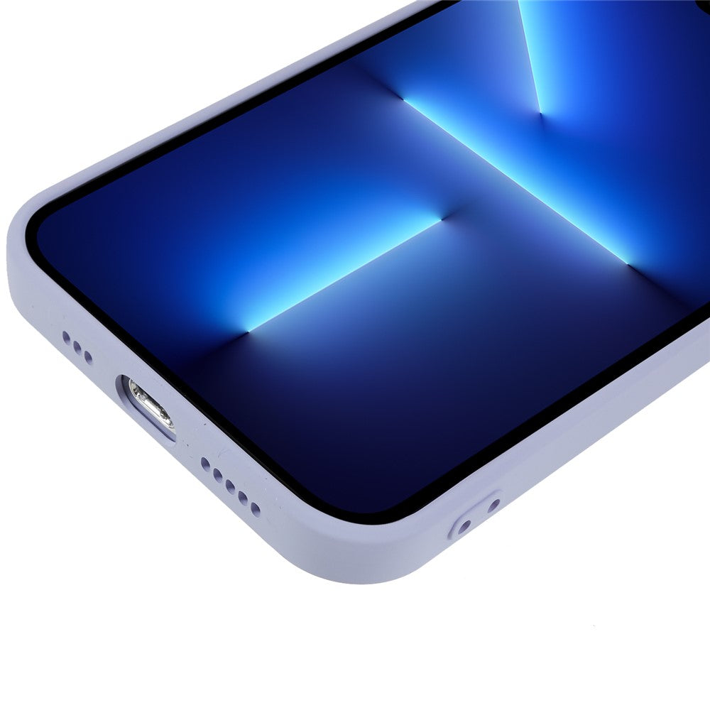 iPhone 13 Pro TPU Cover Soft Fiber Light – Lilla - produktbillede 7