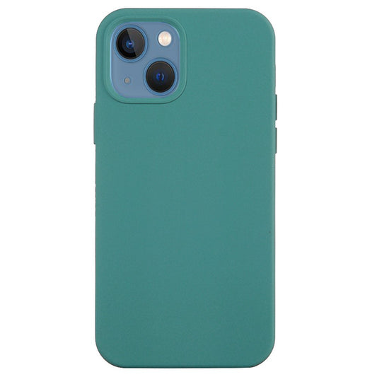 iPhone 15 plus/15 Plus Silicone Cover Ensfarvetgrøn – Grøn - produktbillede 1