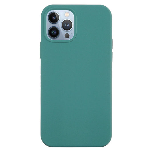 iPhone 15 Pro Max Silicone Cover Ensfarvet – Grøn - produktbillede 1