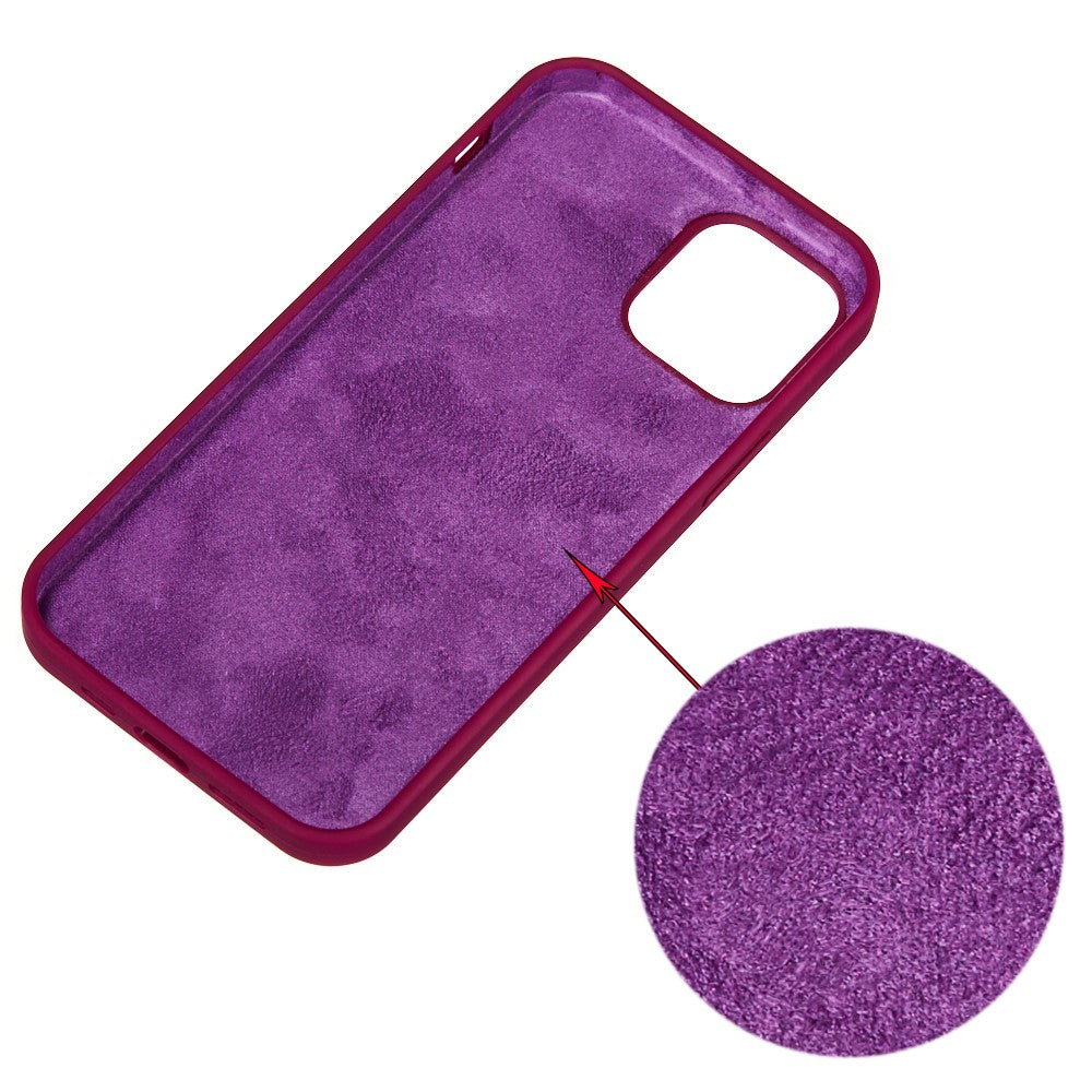 iPhone 15 Pro Max Silicone Cover Ensfarvet – Rød - produktbillede 3