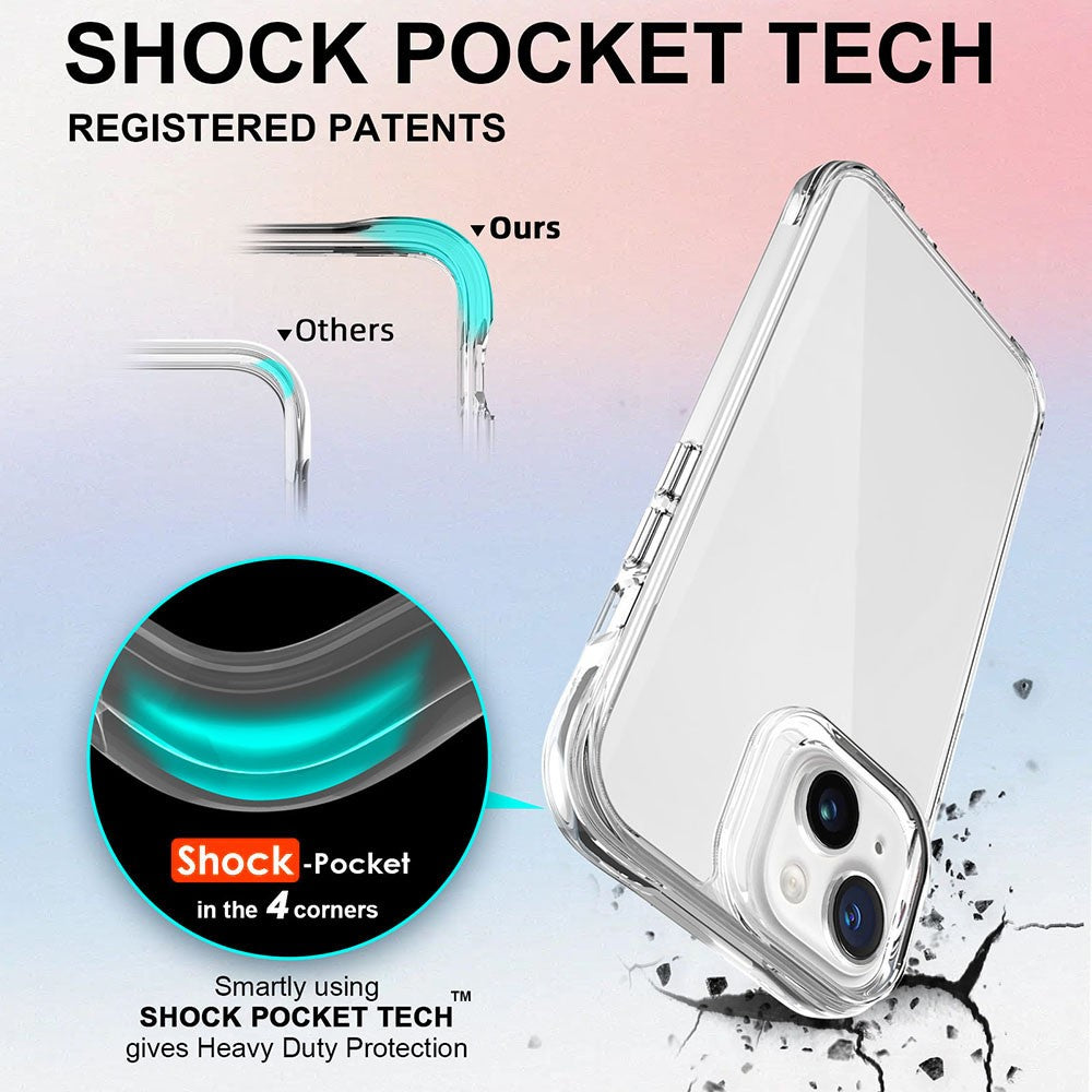 iPhone 15 Plus Cover Gennemsigtig – Transparent - produktbillede 2