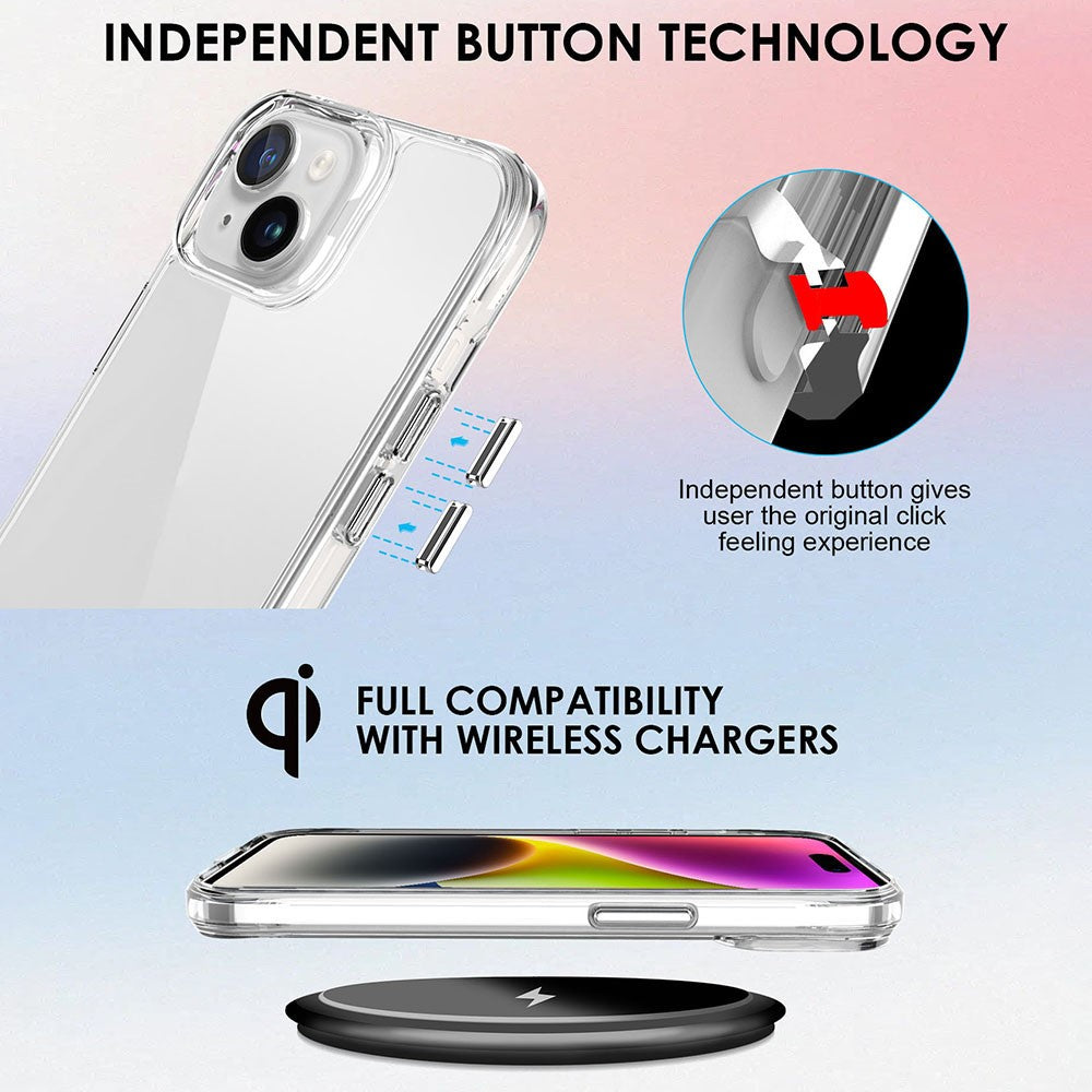 iPhone 15 Plus Cover Gennemsigtig – Transparent - produktbillede 3