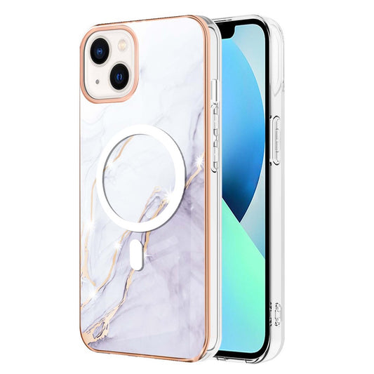 iPhone 14 Plus MagSafe Cover marmor – Hvid - produktbillede 1
