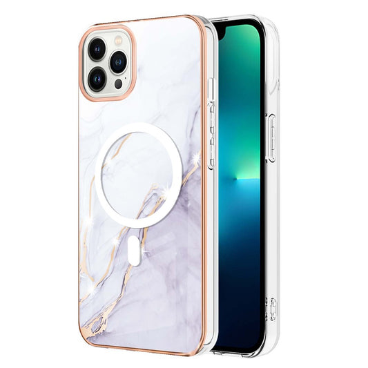 iPhone 14 Pro MagSafe Cover marmor – Hvid - produktbillede 1