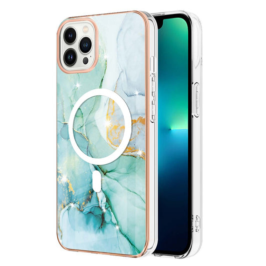 iPhone 13 Pro MagSafe Cover marmor – Grøn - produktbillede 1