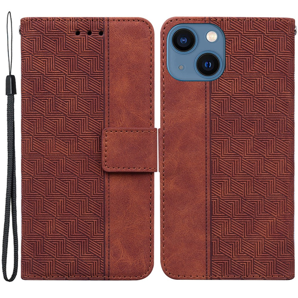 iPhone 15 Plus Wallet Flip Cover – Brun - produktbillede 1