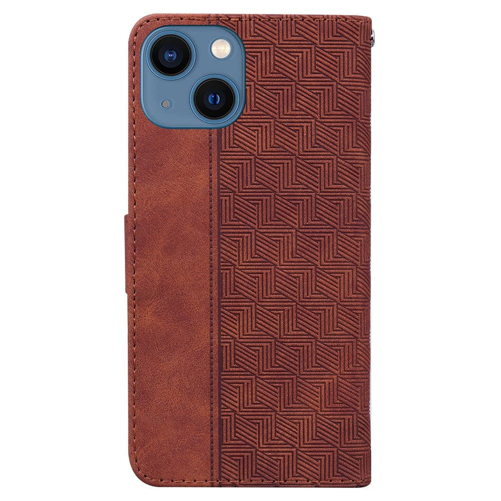 iPhone 15 Plus Wallet Flip Cover – Brun - produktbillede 7