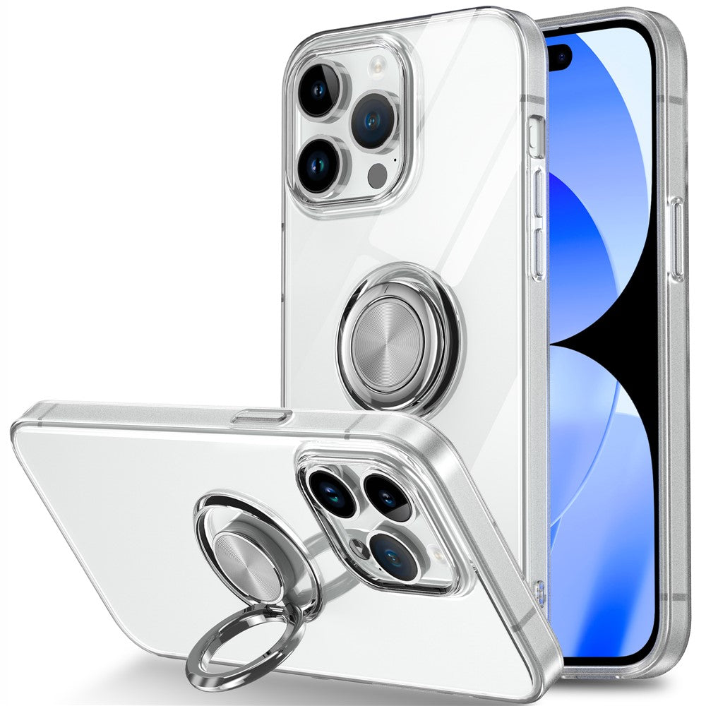 iPhone 15 Plus Cover M/ring – Transparent - produktbillede 1