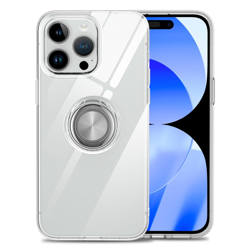 iPhone 15 Plus Cover M/ring – Transparent - produktbillede 2