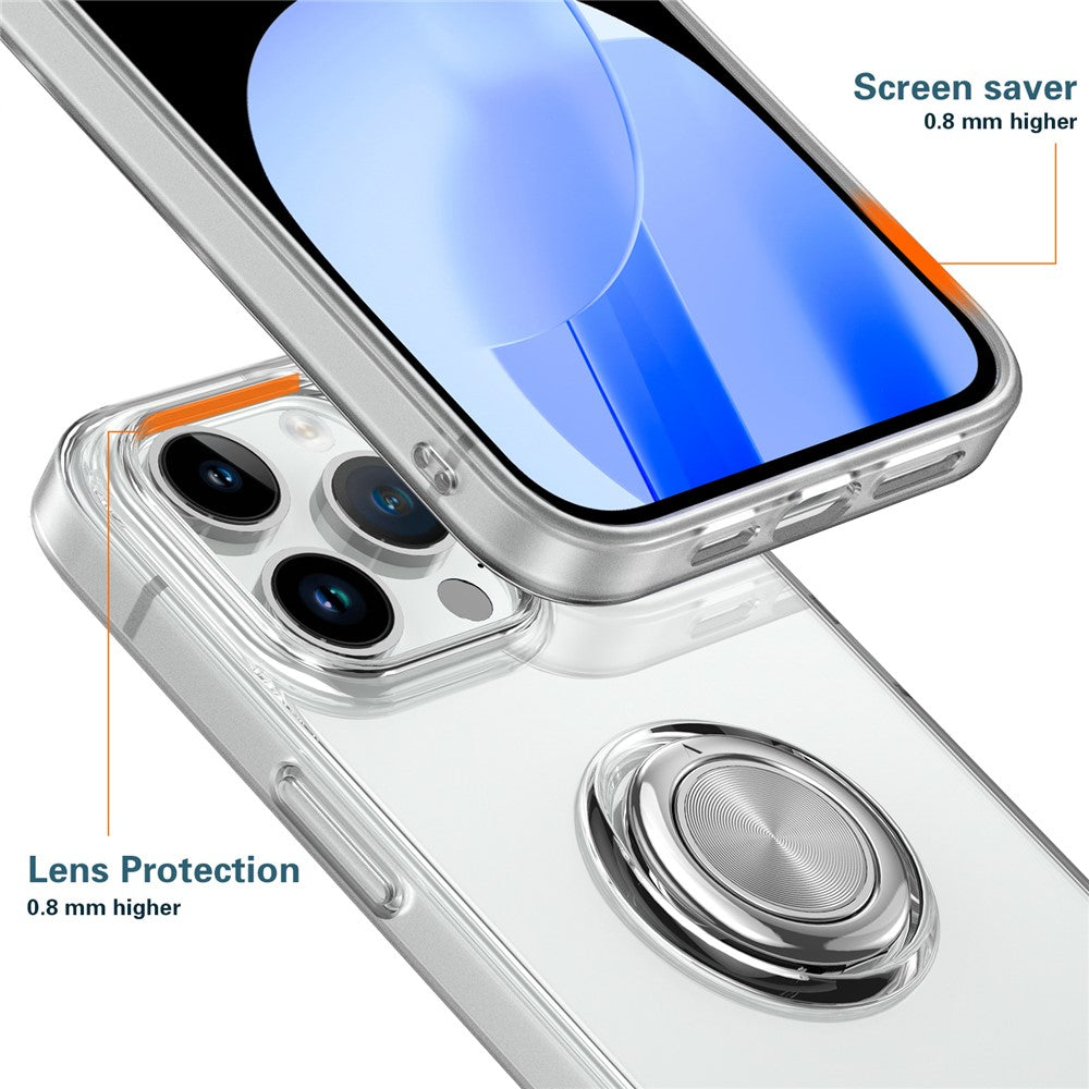 iPhone 15 Plus Cover M/ring – Transparent - produktbillede 4