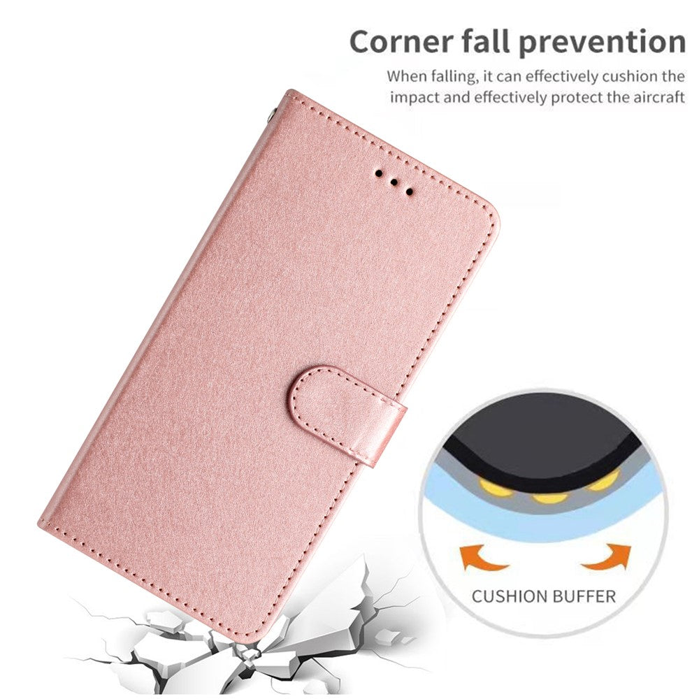 iPhone 7 Wallet Flip Cover Rose – Guld - produktbillede 4