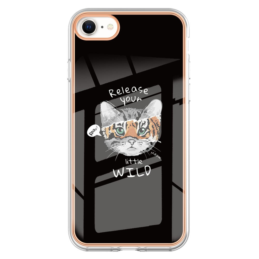 iPhone 7/8/SE TPU Cover Cat & Tiger - produktbillede 2