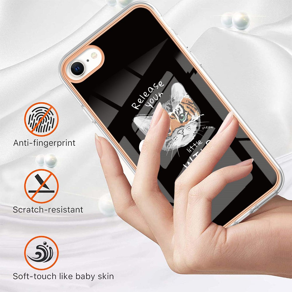 iPhone 7/8/SE TPU Cover Cat & Tiger - produktbillede 5