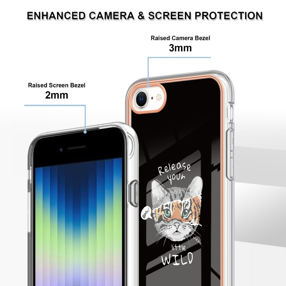 iPhone 7/8/SE TPU Cover Cat & Tiger - produktbillede 6