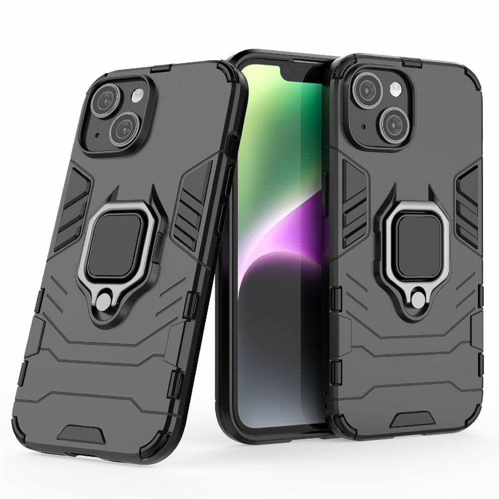 iPhone 15 Plus Cover Ring Holder – Sort - produktbillede 2