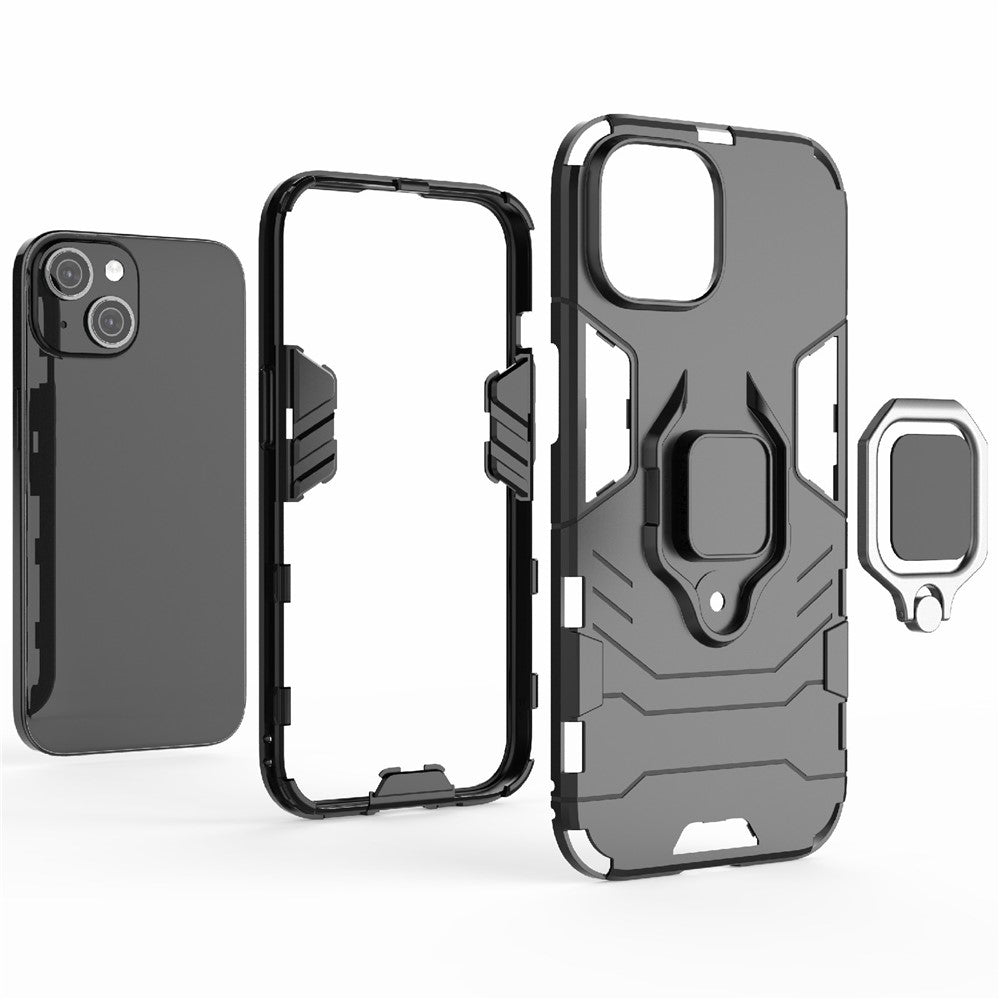 iPhone 15 Plus Cover Ring Holder – Sort - produktbillede 7