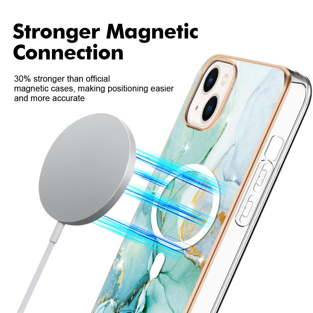 iPhone 15 Plus MagSafe Cover marmor - produktbillede 2