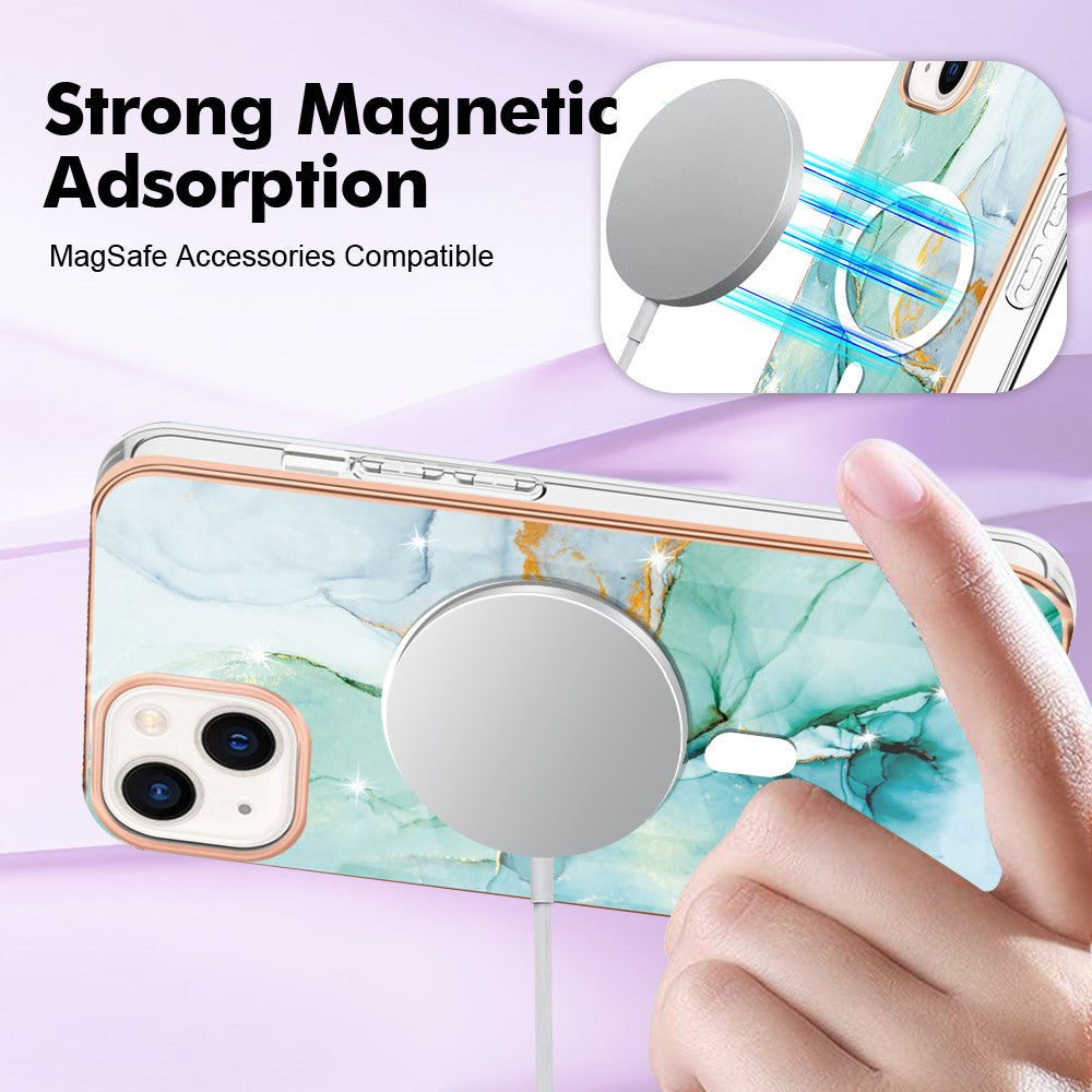 iPhone 15 Plus MagSafe Cover marmor - produktbillede 3