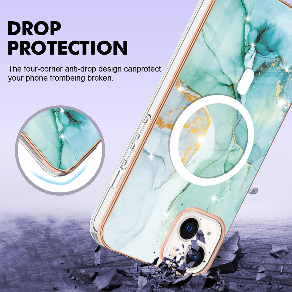 iPhone 15 Plus MagSafe Cover marmor - produktbillede 4