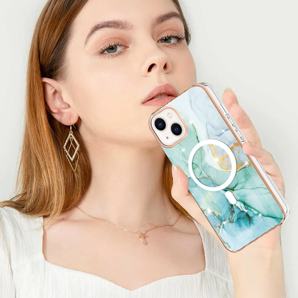 iPhone 15 Plus MagSafe Cover marmor - produktbillede 6