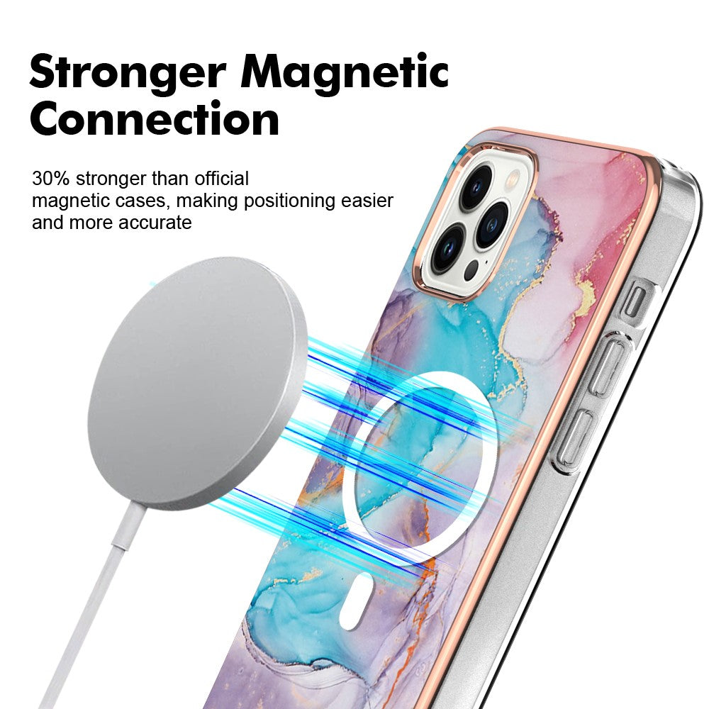 iPhone 15 Pro MagSafe Cover marmor - produktbillede 2